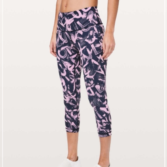 Lululemon wunder under 21" graffiti pop - Picture 1 of 8